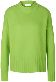 Peter Hahn Rundhals-Pullover aus Schurwolle und Kaschmir grün (804113)