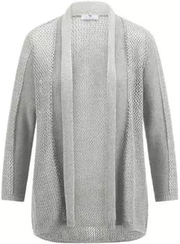 Peter Hahn Strickjacke 3/4-Arm grau (123555)
