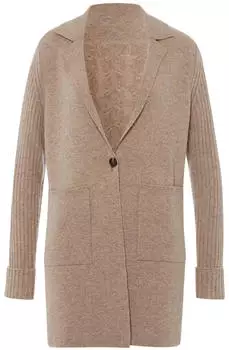 Peter Hahn Strickmantel aus 100% Kaschmir beige (111403)