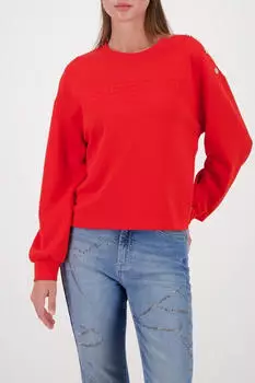 Monari Sweatshirt mit Knopfleiste (410102) chilli pepper