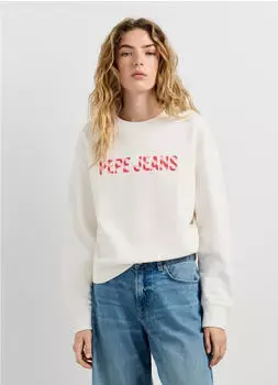 Pepe Jeans CELESTE Sweatshirt Rundhals (PL5800099-808) mousse white