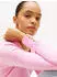 Tommy Hilfiger Cardi Stitch V-NK LS Strickpullover mit Logo-Stickerei (WW0WW40098) rosa