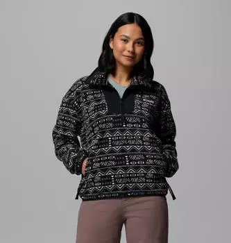 Columbia Sequoia Grove Printed Half Zip schwarz