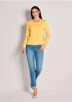 Madeleine Strickpullover (29422356) goldgelb/melange