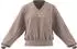 Adidas Future Icons Three Stripes V Neck Sweatshirt (KB4248) blush pink