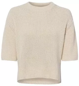 Opus Padmy Strickpullover mit Rundhalsausschnitt, Lockere Passform (837873000109900) beige