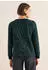 Cecil Sweatshirt mit Leo-Muster und Tunnelzug am Saum ink green
