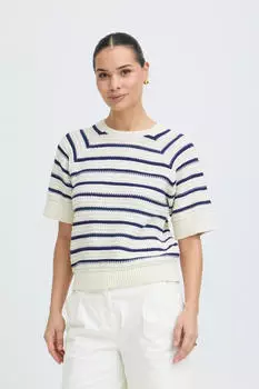 B.Young BYMIKALA Pullover (20818689) medieval blue stripe