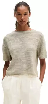 Marc O'Polo Strickpullover aus Leinen-Baumwolle-Mix (50497966) linen beige