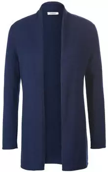 Peter Hahn Strickjacke aus Schurwolle und Kaschmir blau (804105)