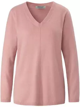 Peter Hahn V-Pullover aus 100% Premium-Kaschmir rosé (963192)