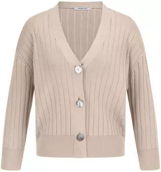 Peter Hahn Cardigan aus 100% SUPIMA®-Baumwolle beige (123477)