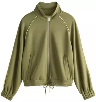 Next Fashion Sweat Jacke (Y3199404) oliv/hellgrün