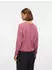 Vero Moda VMEXCITING PLAIN LS O-NK ROLL Strickpullover Melange (94964661) holly berry detail:melange