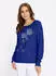 Witt Weiden Rundhalspullover royalblau