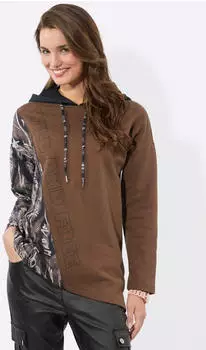 Witt Weiden Long Sweatshirt Langarm taupe