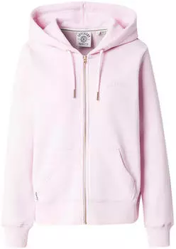 Superdry Essential Kapuzenjacke mit Logo und gebürstetem Innenfutter (W2012672A) pink lady