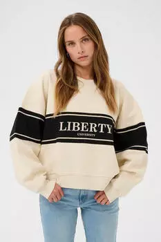 Kaffe KAassia Sweatshirt Oversize Fit (10511063) blanc