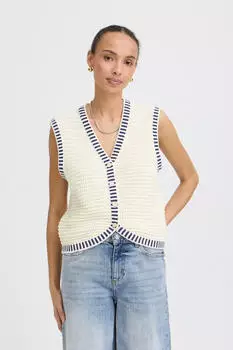 B.Young BYMIKALA Strickweste Regular Fit creme