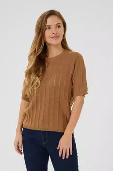 Kaffe KAbetty Strickpullover (10510500) toasted coconut