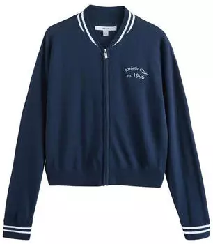 Next Fashion Rich Strickjacke navy/weiß
