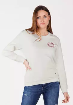 Key Largo WSW Round Pullover offwhite