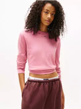 Tommy Hilfiger TJW Essential Crew Sweater Ext DW0DW20159 mystic pink