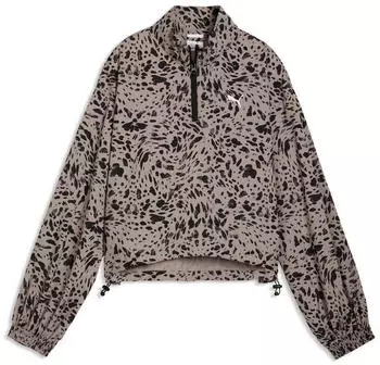Puma Essentials Relaxed Crew Half-Zip Sweatshirt (692465) sandstone beige