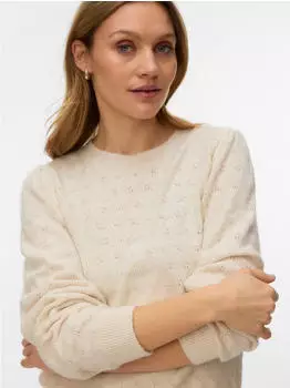 Vero Moda New Fabienne Pullover (10306632) beige