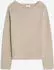 Cinque Ella Pullover mit Rippblende weiß