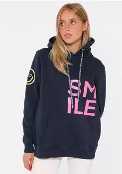 Zwillingsherz Hoodie Alissa Smile-Print