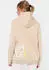 Zwillingsherz Hoodie Alissa SMILE Print beige