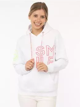 Zwillingsherz Hoodie Alissa Smile-Print