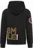Zwillingsherz Hoodie 'Alissa 0' schwarz