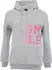 Zwillingsherz Hoodie Alissa Smile-Print grau hellgrau