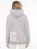 Zwillingsherz Hoodie Alissa Smile-Print grau hellgrau