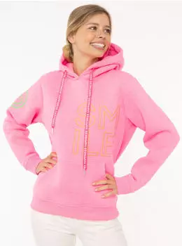 Zwillingsherz Hoodie 'Alissa 0' neonpink