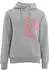 Zwillingsherz Hoodie Alissa 0 Smile-Stickerei grau hellgrau