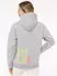Zwillingsherz Hoodie Alissa 0 Smile-Stickerei grau hellgrau