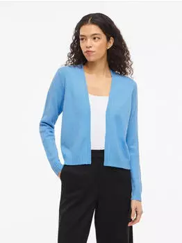 Vila Viril Short Strickjacke all aboard detail:dark melange