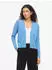 Vila Viril Short Strickjacke all aboard detail:dark melange