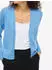 Vila Viril Short Strickjacke all aboard detail:dark melange