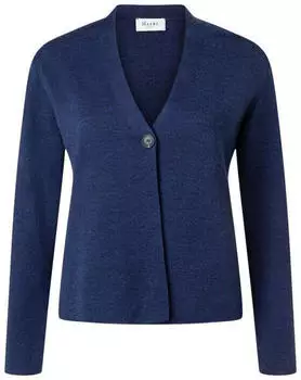 Maerz Regular Fit Strickjacke mit aufgesetzter Brusttasche midnight sail