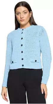 Betty Barclay Casual-Strickjacke mit Knopfleiste (53581031) powder blue