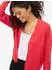 Vila Viril Short Strickjacke (14060800) hibiscus detail:dark melange