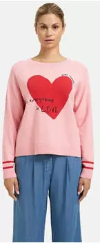 Smith&Soul New Hairy Raglan Pullover hellrot/rot