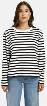 Smith&Soul Rundhalspullover (SAS0177002000004) schwarz/wei&szlig;