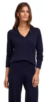 Falke Pure Lambswool Pullover (36630) night sky