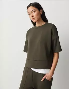 Opus Gasopi Sweatshirt Loose Fit deep green