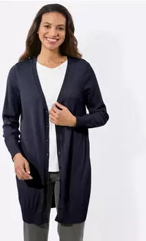 Witt Weiden Long-Strickjacke marine